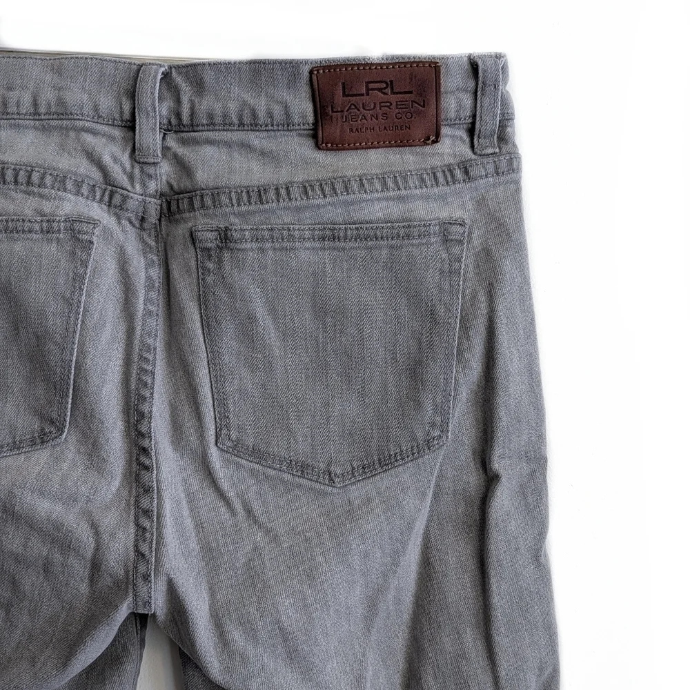 Lauren Ralph Lauren Grey Classic Straight Jeans - Picture 2 of 5